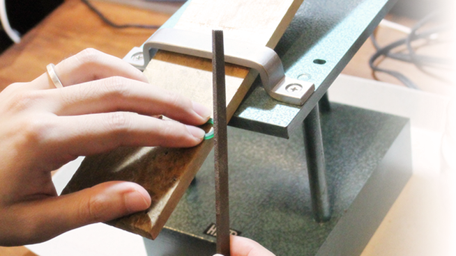 内緒で作ったパパの手作りベビーリング