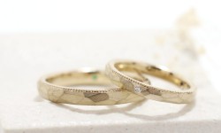 WAXコース 《Option》 Dia1Pic ¥3,850- 艶消し加工 ¥2,200- ミル打ち1周 ¥4,400-