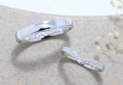 WAXコース《Option》Dia1Pic ¥3,850- ふち彫り加工 ¥4,400-