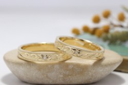 WAXコース《Option》Dia1Pic ¥3,850- 彫り模様 ¥16,500-