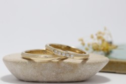 WAXコース 《Option》 Dia1Pic ¥3,850- 艶消し加工 ¥2,200- スターダスト ¥5,500-