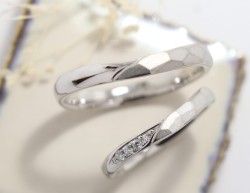 WAXコース《Option》Dia1Pic ¥3,850- 艶消し加工¥2,200-